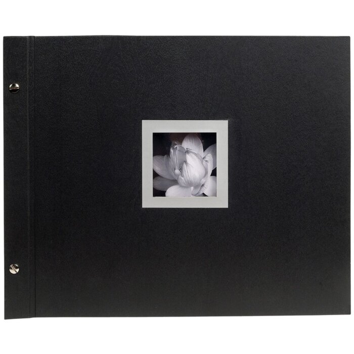 Exacompta šroubovací fotoalbum Ceremony 37x29 cm 40 černých stran
