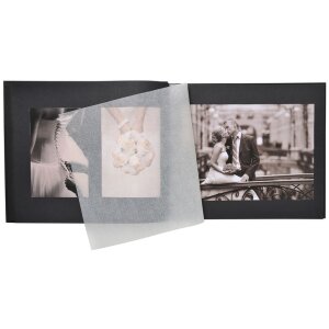 Exacompta šroubovací fotoalbum Ceremony 37x29 cm 40 černých stran