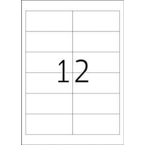 HERMA Korrektur-Abdecketiketten A4 weiß 96,5x42,3...