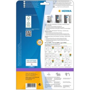 Ordneretiketten A4 weiß 192x38 mm...