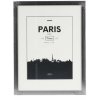 Plastový rám Paris, kontrastní šedá, 30 x 40 cm