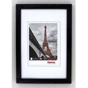 Plastový rám Paris, černý, 10 x 15 cm