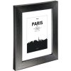 Plastový rám Paris, černý, 15 x 20 cm