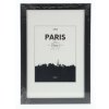 Plastový rám Paris, černý, 20 x 30 cm