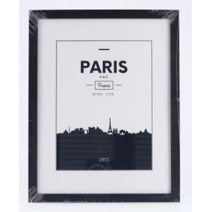 Plastový rám Paris, černý, 30 x 40 cm