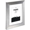 Plastový rám Paris, stříbrný, 15 x 20 cm