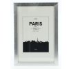 Plastový rám Paris, stříbrný, 15 x 20 cm