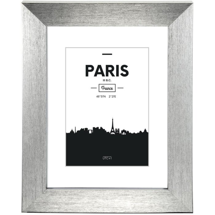 Plastový rám Paris, stříbrný, 20 x 30 cm