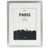 Plastový rám Paris, stříbrný, 30 x 40 cm
