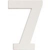 Čísla 0 až 9 z MDF přírodní 8x5 cm