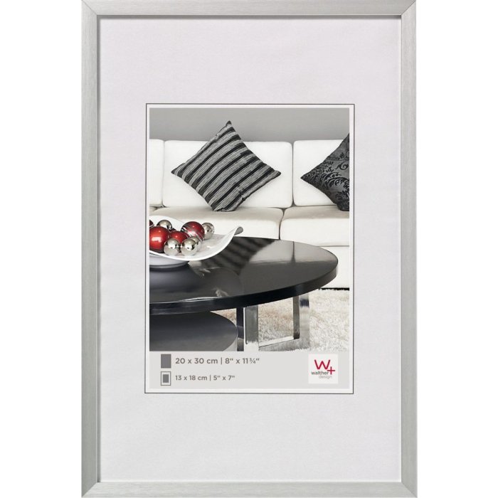 Hliníkový rám na obrázky Walther Chair 10x15 cm stříbrný