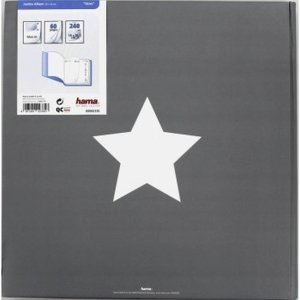 Hama fotoalbum Obloha šedá 30x30 cm 60 bílých stran