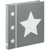 Hama fotoalbum Obloha šedá 30x30 cm 60 bílých stran