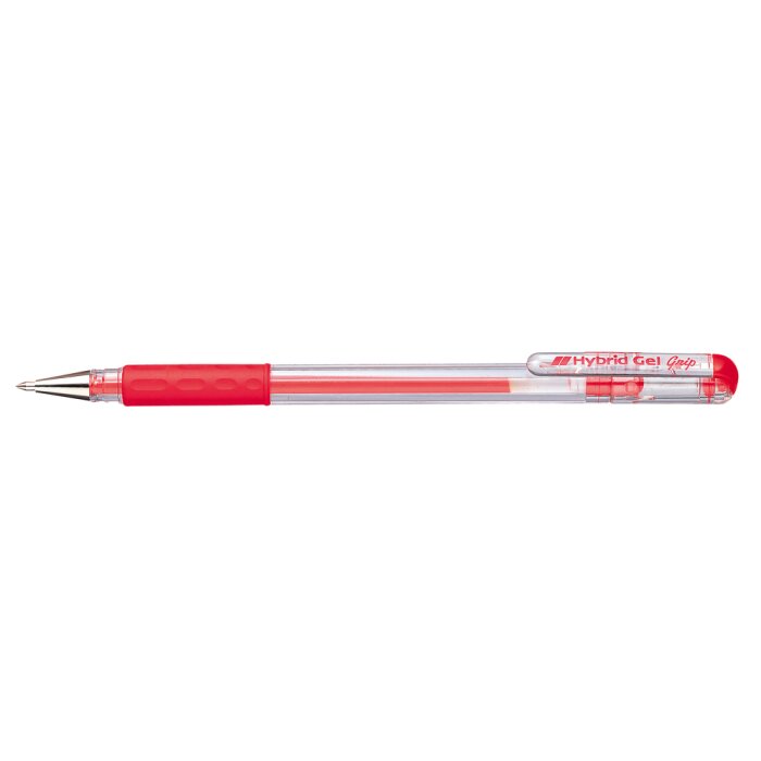 Gelový roller Pentel Hybrid Gel Grip 0,3 mm červený s možností opakovaného plnění