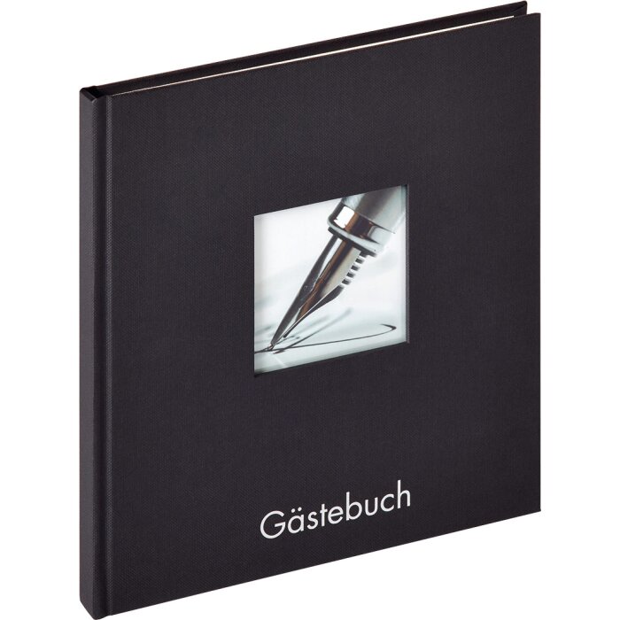 Walther Guestbook Fun černá 23x25 cm 72 bílých stran