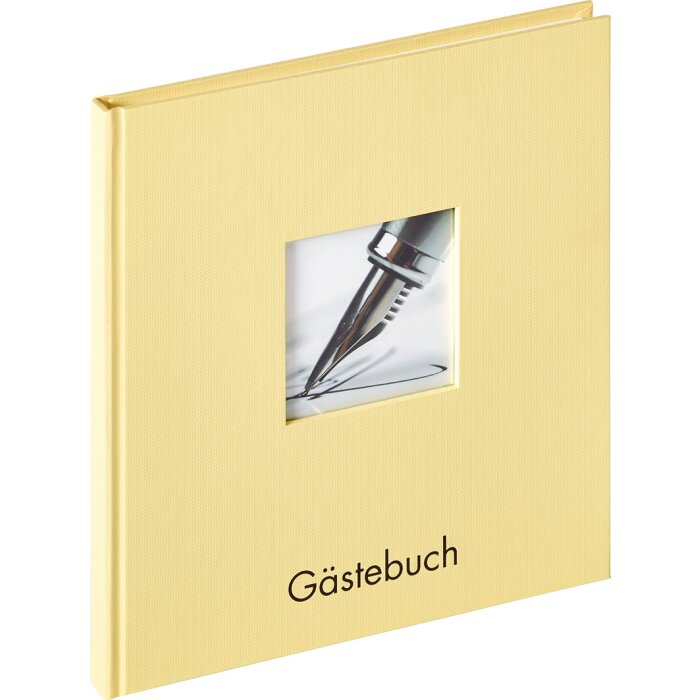 Walther Guestbook Fun cream 23x25 cm 72 bílých stran