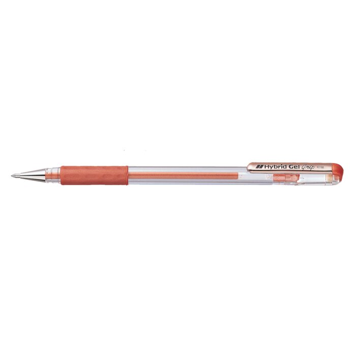 Gelové pero Pentel Metallic Hybrid Gel Grip 0,4 mm hnědé