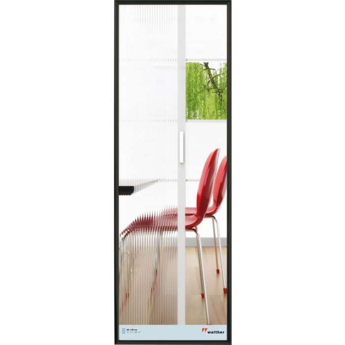 Plastový rám Galeria 30x90 cm černý
