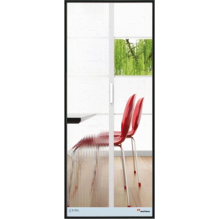Plastový rám Galeria 40x100 cm černý