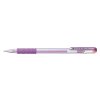 Pentel K118-MV Metalické gelové pero Hybrid Gel Grip 0,4 mm fialové barvy