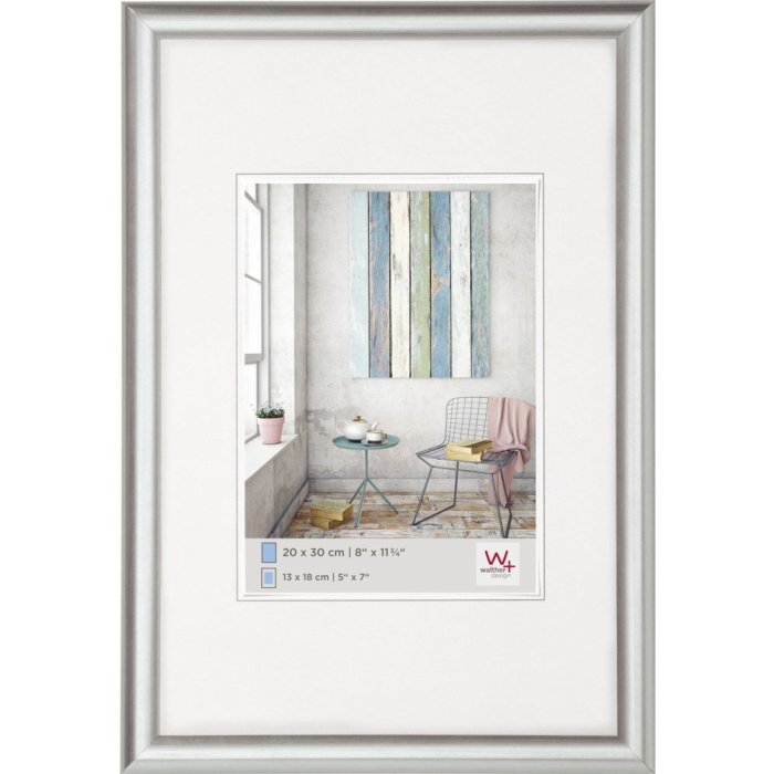 Plastový rám Trendstyle 70x100 cm stříbrný