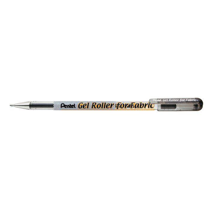 Gelový roller na textil 0,5 mm černý
