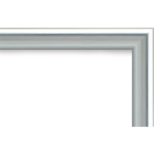 Plastový rám Galeria 50x100 cm stříbrný