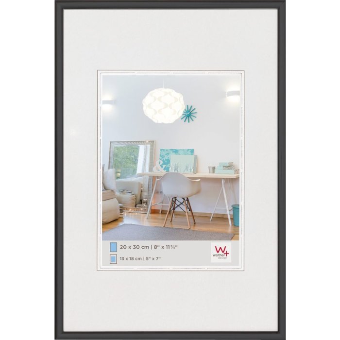 Nový plastový rám Lifestyle 60x80 cm černý