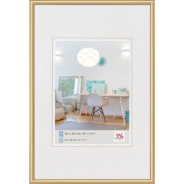 Nový plastový rám Lifestyle 60x80 cm zlatý