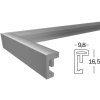 Plastový rám Walther New Lifestyle 60x90 cm stříbrný