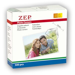Foto rohy 15x15 mm ZEP 500 kusů