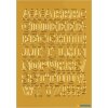 HERMA Sticker Buchstaben A-Z goldene Folie 12 mm