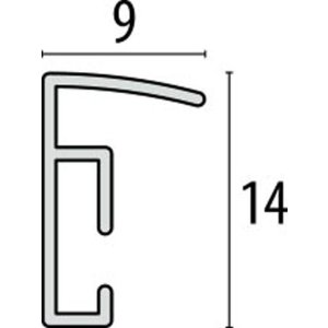 Plastový rámeček ZEP New Easy white 21x29,7 cm Rámeček na certifikáty DIN A4