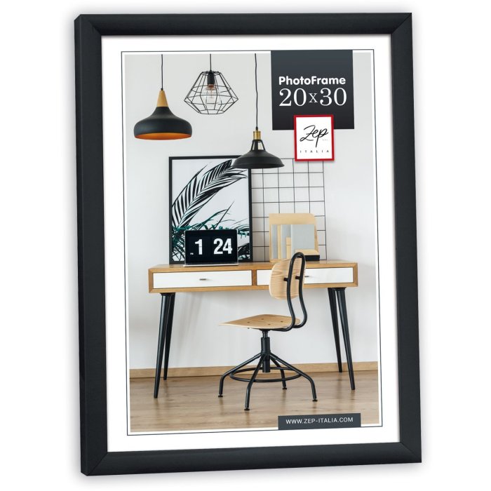 Plastový rám New Easy black 30x30 cm