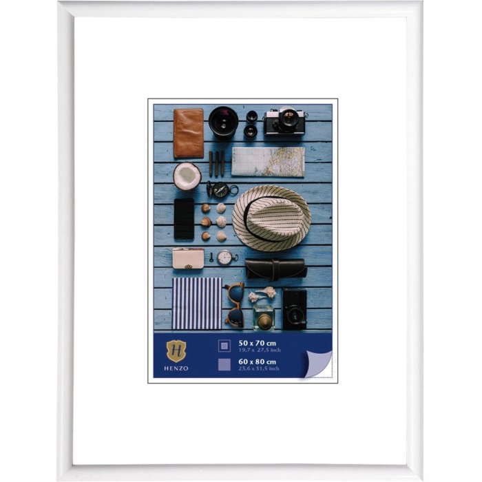 Plastový rám Napoli 60x80 cm bílý
