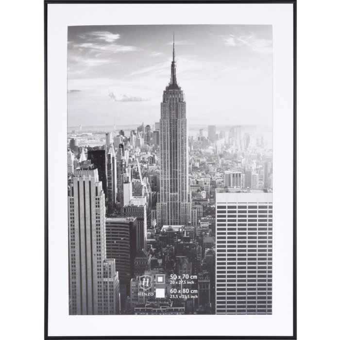 Henzo hliníkový rám Manhattan 60x80 cm černý