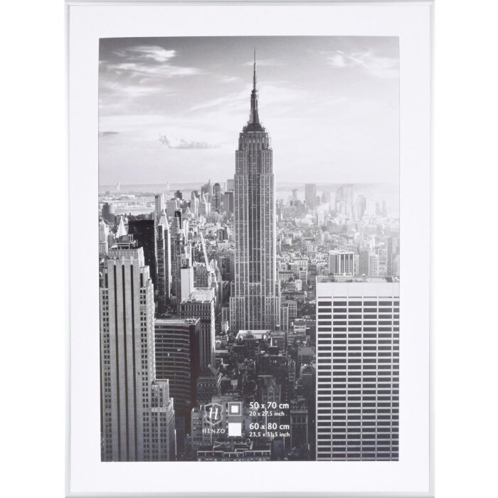 Henzo hliníkový rám Manhattan 60x80 cm stříbrný
