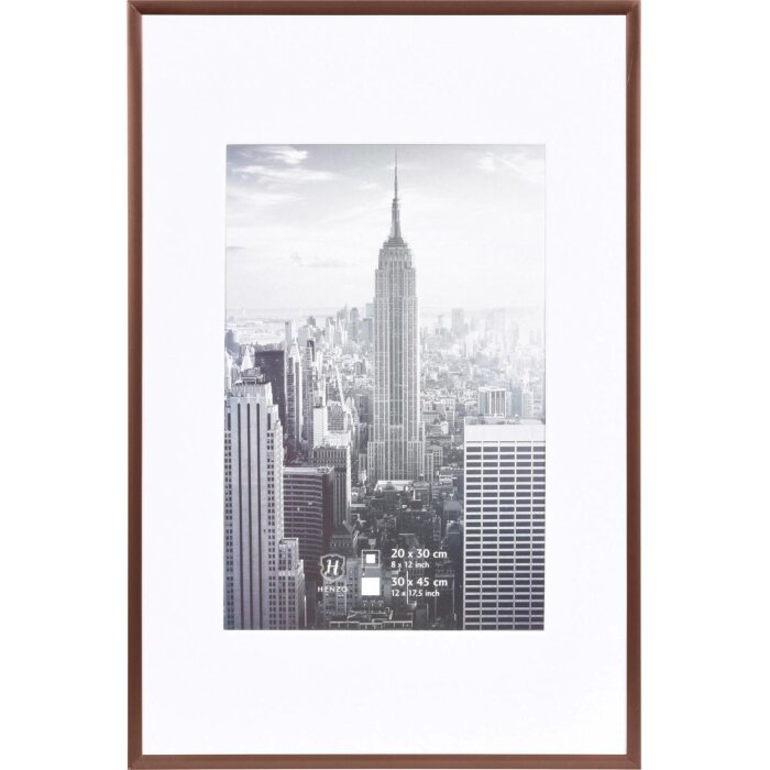 Henzo hliníkový rám Manhattan 30x45 cm bronzový
