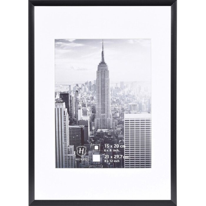 Henzo hliníkový rám Manhattan 21x30 cm černý