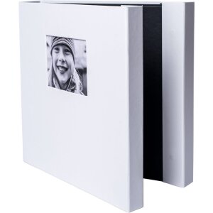 HNFD maxi fotoalbum Lona 100 černých stran 34,5x33 cm