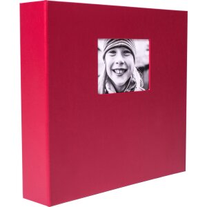 HNFD maxi fotoalbum Lona 100 černých stran 34,5x33 cm