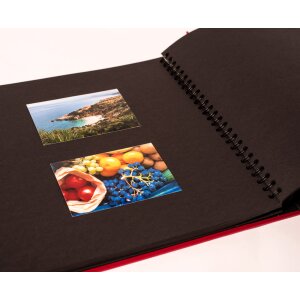 HNFD maxi fotoalbum Lona 100 černých stran 34,5x33 cm