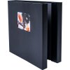 HNFD maxi fotoalbum Lona 100 černých stran 34,5x33 cm