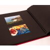 HNFD maxi fotoalbum Lona 100 černých stran 34,5x33 cm