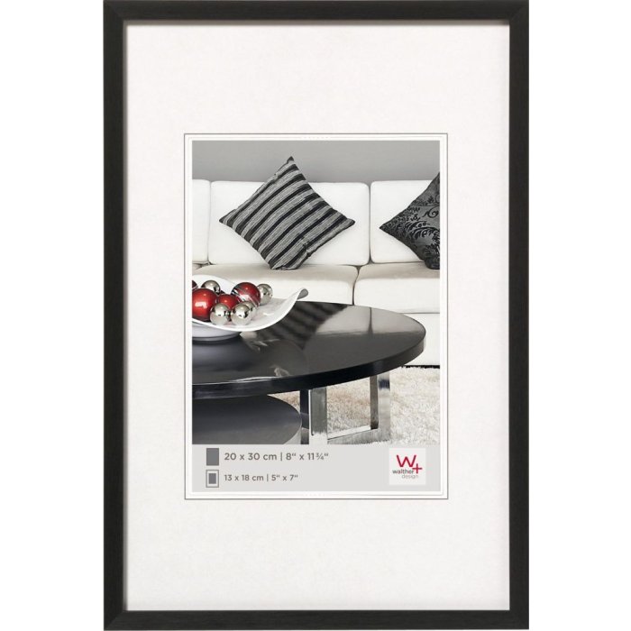 Hliníkový rám na obrázky Walther Chair black 15x20 cm