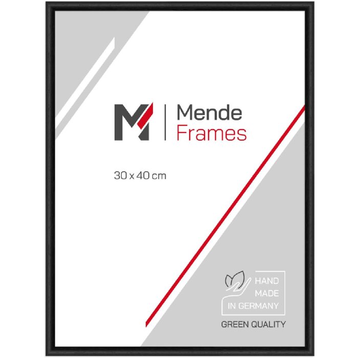 MendeFrames Dřevěný fotorámeček černý 7x10 cm