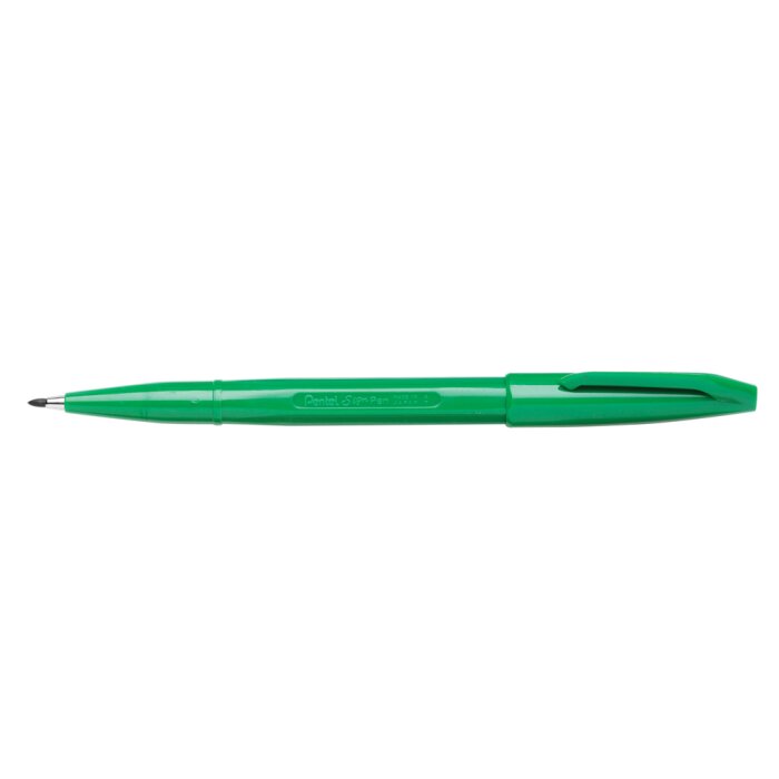 Pero s vláknovým hrotem Pentel SIGN PEN 0,8 mm zelené