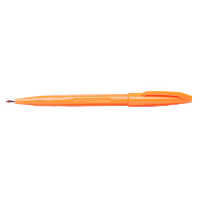 Pero s vláknovým hrotem Pentel SIGN PEN 0,8 mm oranžové
