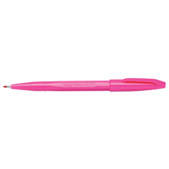 Pero s vláknovým hrotem Pentel SIGN PEN 0,8 mm růžové
