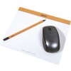 Rhodia Clic Bloc Myšová deska s psacím blokem, karirová, oranžová